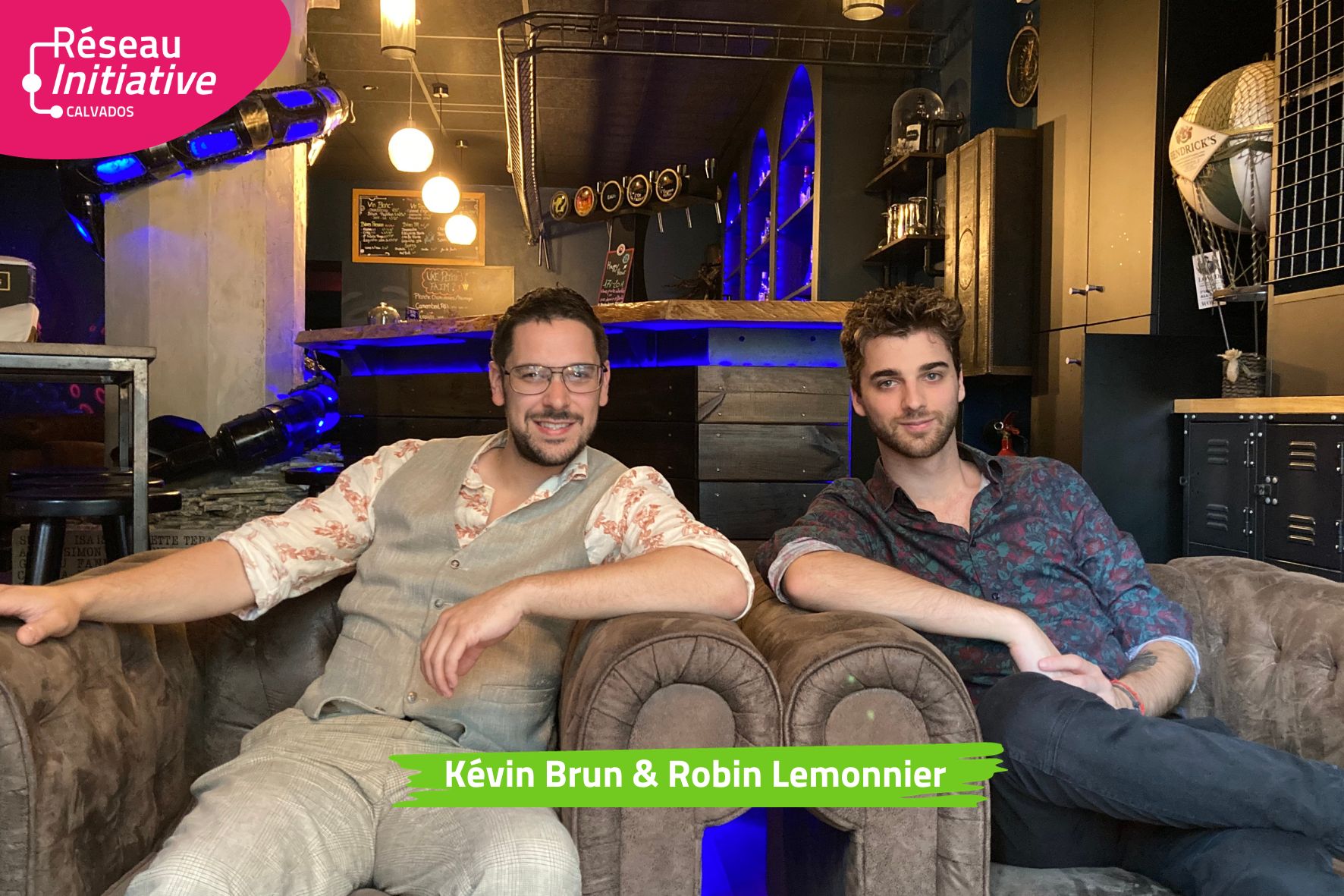 Kévin Brun et Robin Lemonnier